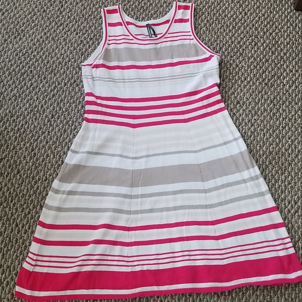 Striped Jersey knit dress